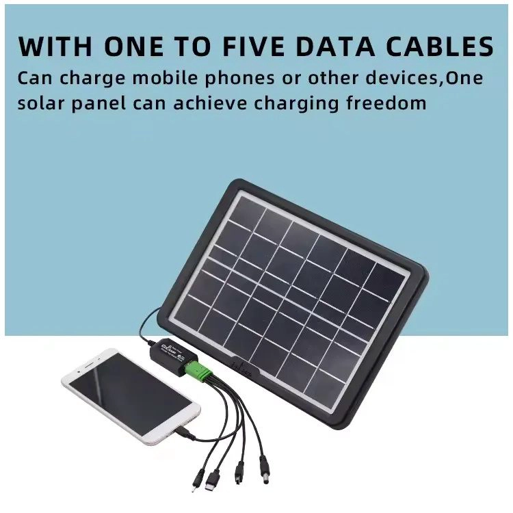 PANEL SOLAR PORTATIL 15W 16V CARGAR DISPOSITIVOS EN CUALQUIER ENTORNO SILICIO MONOCRISTALINO - 8