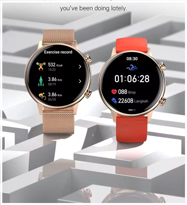 SMARTWATCH HK39 PARA MUJER ELEGANCIA Y TECNOLOGIA AMOLED IP68 220 MAH - 6