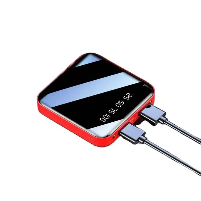 CARGADOR PORTATIL POWER BANK 10000 MAH 2USB MICRO USB LINTERNA - 1