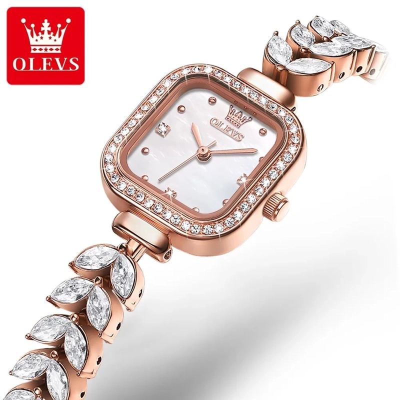 RELOJ DE MUJER ELEGANTE CON DISEÑO DE SIRENA CRISTALES DE ZIRCONIA - 1