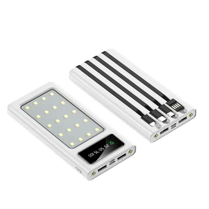 POWER BANK 20000 MAH CARGA RAPIDA LUCES PARA CAMPING MULTIFUNCIONAL - 1