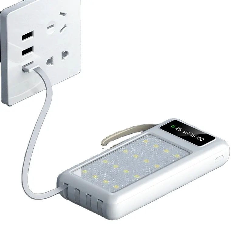 POWER BANK 20000 MAH CARGA RAPIDA LUCES PARA CAMPING MULTIFUNCIONAL - 5