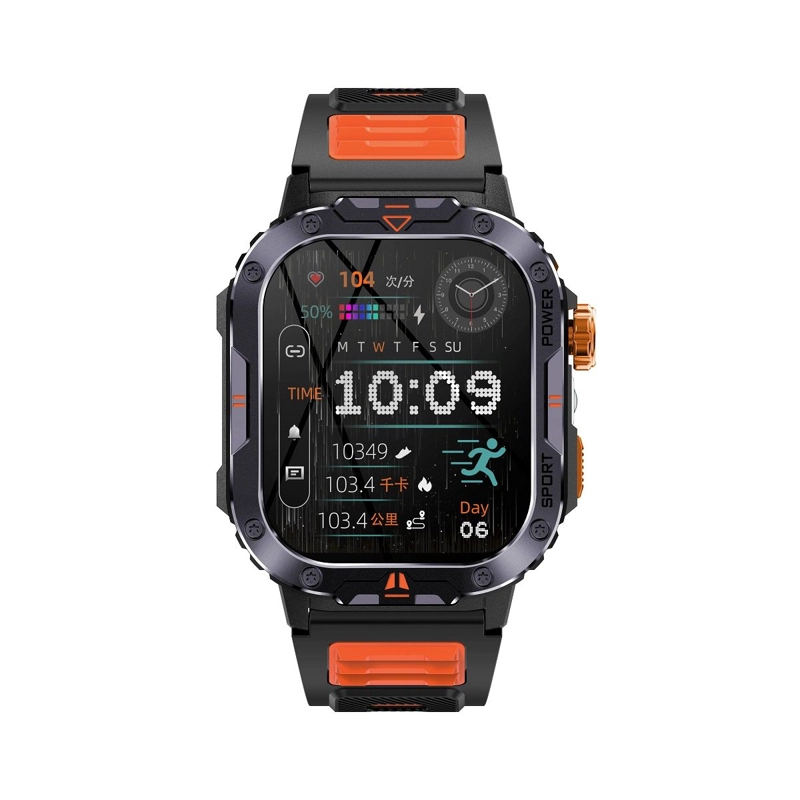 SMARTWATCH DEPORTIVO NX20 LLAMADAS BLUETOOTH MUSICA LINTERNA IP68 MONITOR SALUD Y DEPORTE - 3