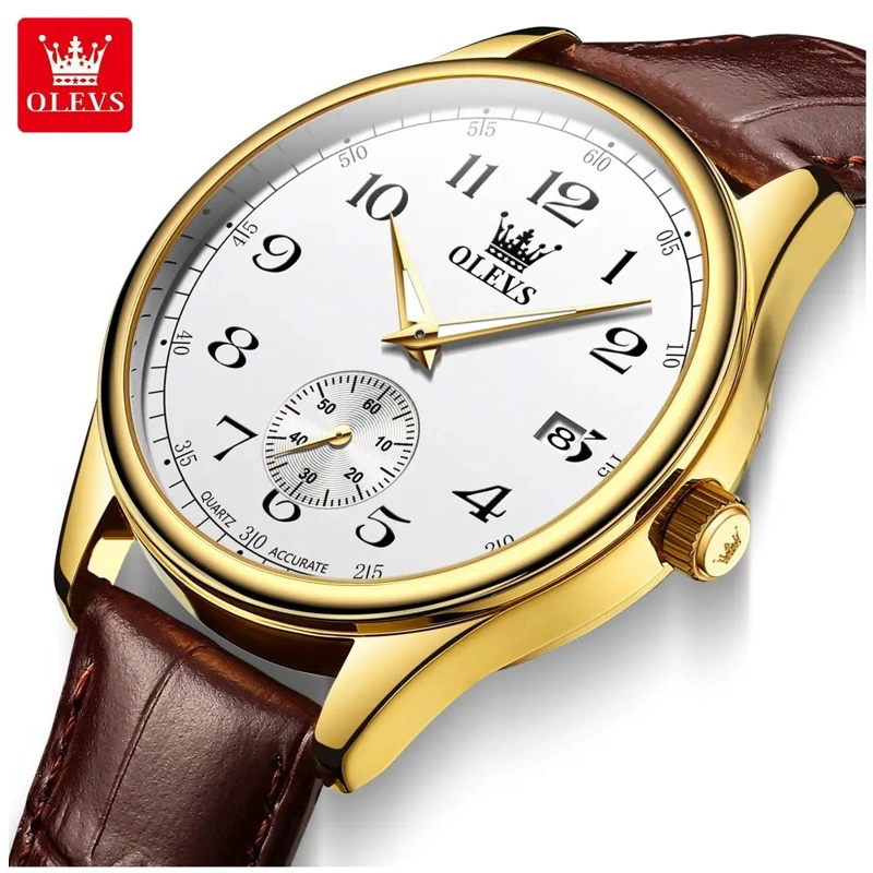 RELOJ ANALOGO PARA HOMBRE CON MOVIMIENTO CUARZO PRECISO DISEÑO CLASICO CUARZO JAPONE S - 1