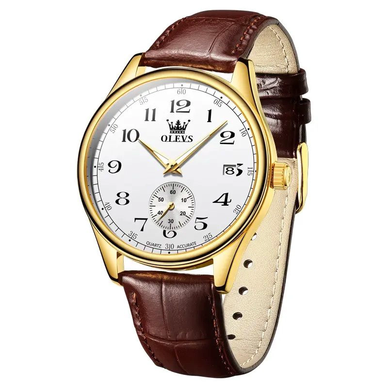 RELOJ ANALOGO PARA HOMBRE CON MOVIMIENTO CUARZO PRECISO DISEÑO CLASICO CUARZO JAPONE S - 2