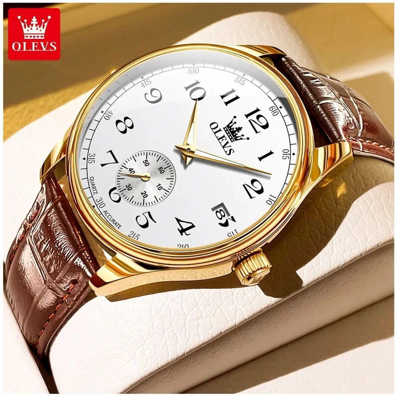 RELOJ ANALOGO PARA HOMBRE CON MOVIMIENTO CUARZO PRECISO DISEÑO CLASICO CUARZO JAPONE S - 7
