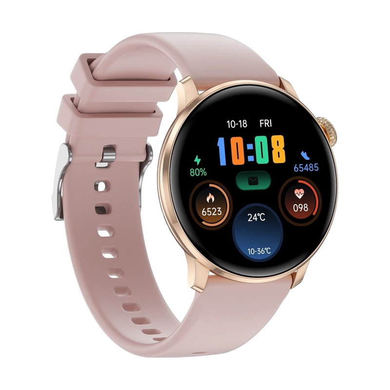 GENÉRICO RELOJ INTELIGENTE DS5 ESTILO DORADO, DOBLE CORREA, LLAMADAS BLUETOOTH Y MONITOREO DE SALUD 24/7