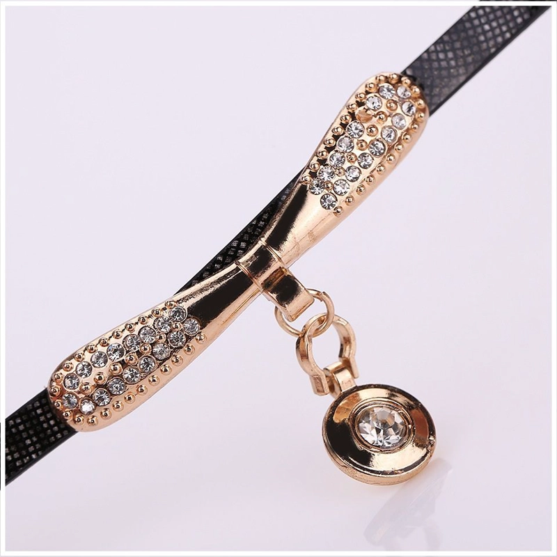 RELOJ DE LUJO PERSONALIZADO PARA MUJERES CON INCRUSTACIONES Y PULSERA ELEGANTE - 3