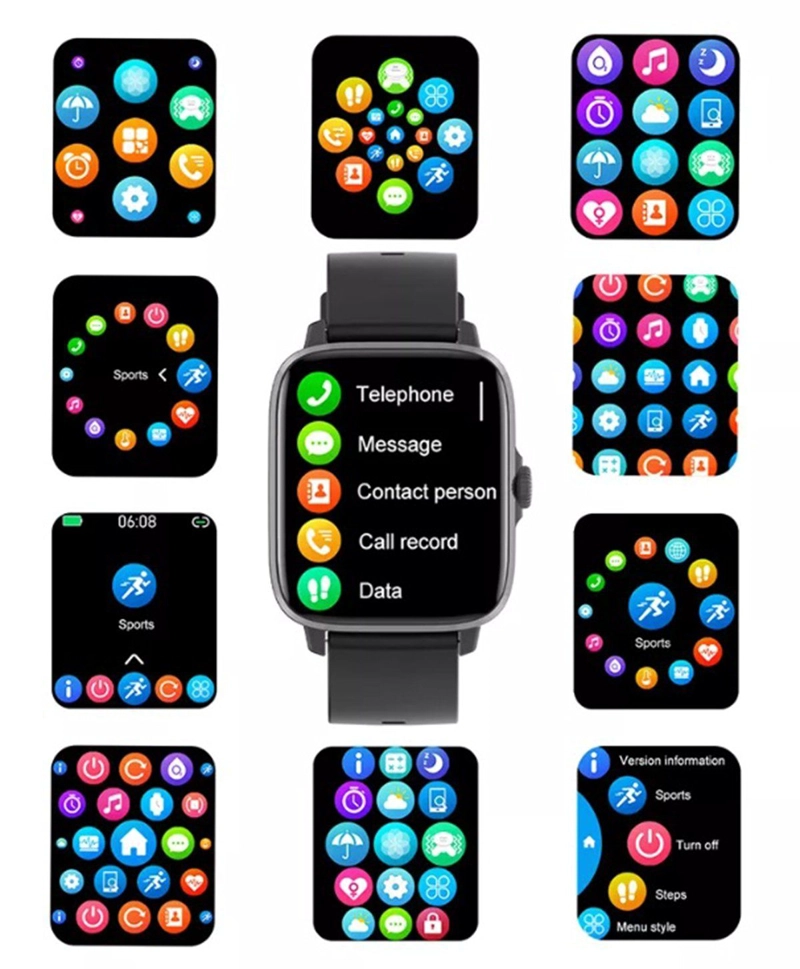 RELOJ INTELIGENTE SMARTWATCH DT102 LLAMADAS BLUETOOTH MONITOR DE SALUD - 7
