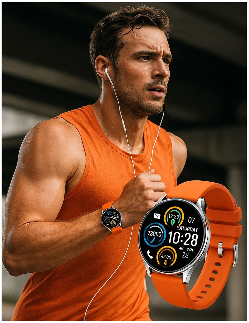 SMARTWATCH S37 PANTALLA TFT MONITOREO SALUD CONECTIVIDAD BLUETOOTH DEPORTE COMPATIBLE IOS ANDROID - 2