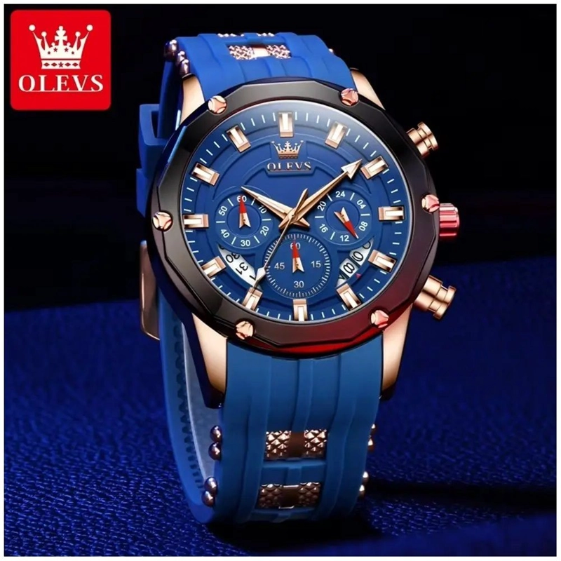 RELOJ CRONOGRAFO DEPORTIVO PARA HOMBRE CON CALENDARIO COMPLETO - 3