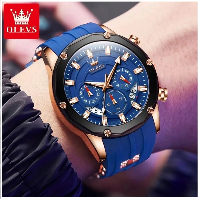 RELOJ CRONOGRAFO DEPORTIVO PARA HOMBRE CON CALENDARIO COMPLETO - 5