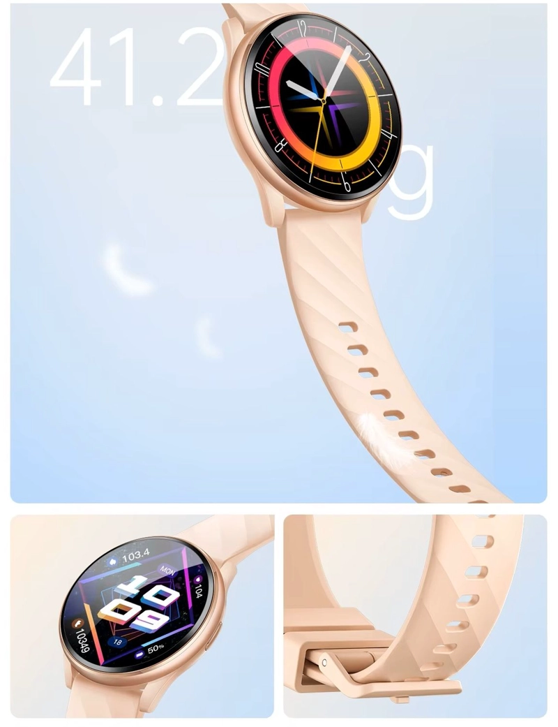 RELOJ INTELIGENTE MUJER LLAMADAS BLUETOOTH MONITOREO DE SALUD MULTIDEPORTE IP67 NOTIFICACIONES - 6