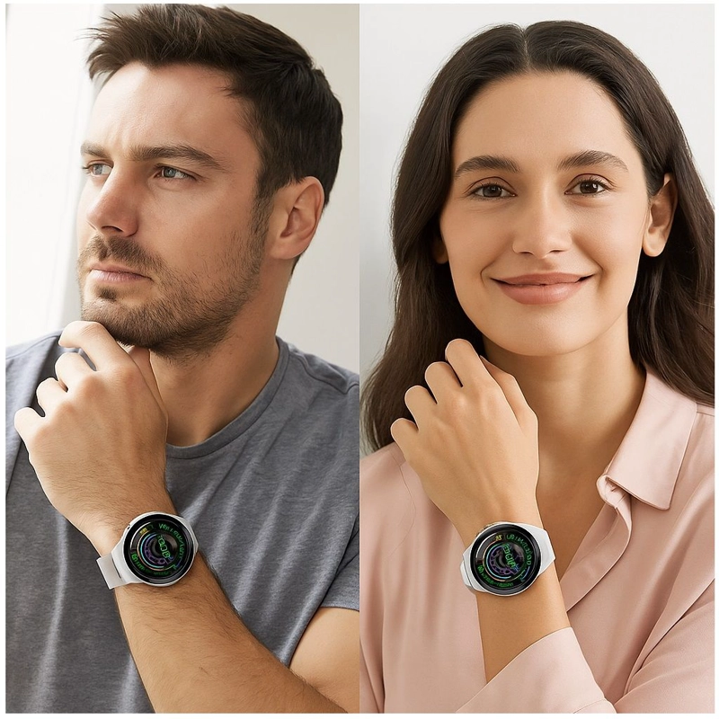 RELOJ INTELIGENTE SMARTWATCH BLUETOOTH MONITOR DE SALUD Y DEPORTE COMPATIBLE IOS ANDROID IP68 - 2