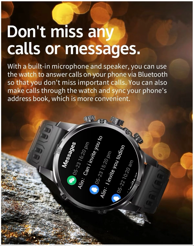 RELOJ INTELIGENTE DEPORTIVO AMOLED 175 BATERIA 600MAH IP67 IOS ANDROID - 8
