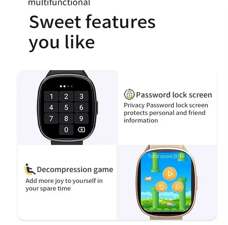 RELOJ INTELIGENTE SMARTWATCH BLUETOOTH K55 300 MAH TFT SALUD DEPORTE COMPATIBLE IOS ANDROID - 4