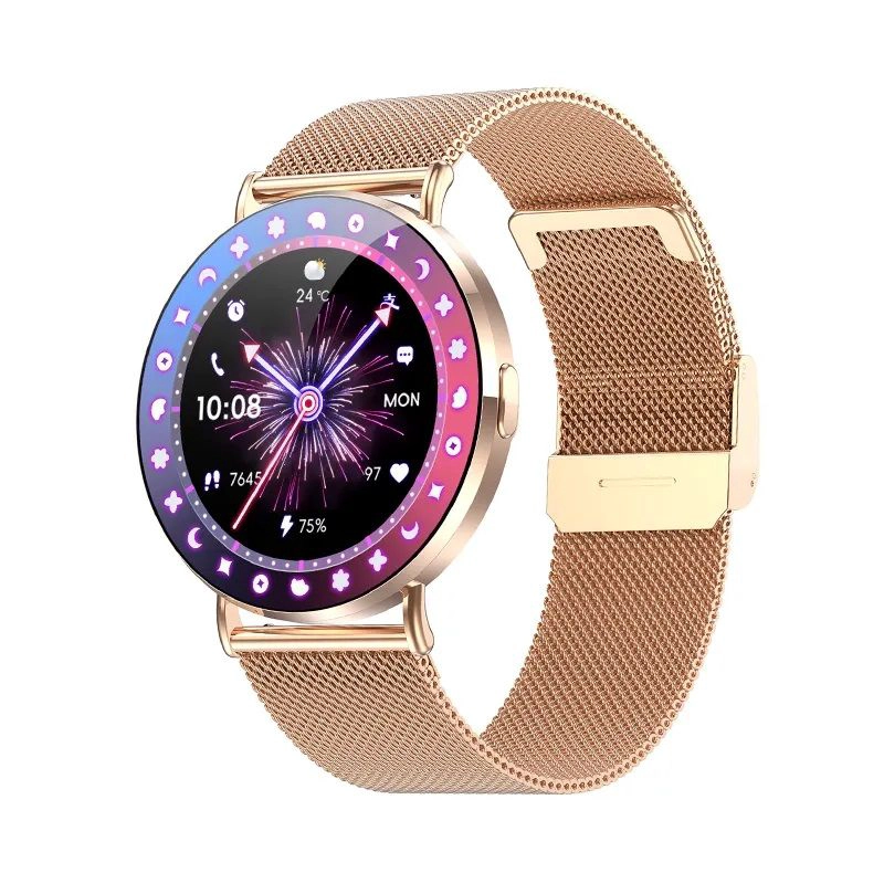 RELOJ INTELIGENTE SMARTWATCH BLUETOOTH KM88 AMOLED 466X466 200MAH IP67 COMPATIBLE IOS ANDROID - 4