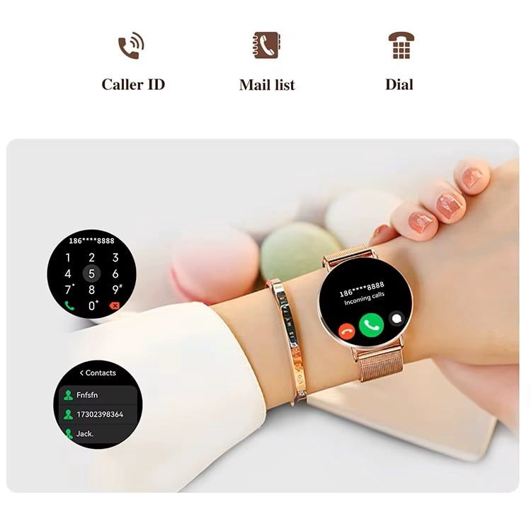 RELOJ INTELIGENTE SMARTWATCH BLUETOOTH KM88 AMOLED 466X466 200MAH IP67 COMPATIBLE IOS ANDROID - 6