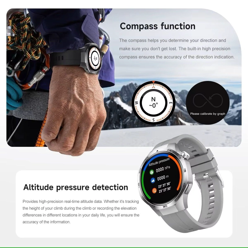 SMARTWATCH GT5 DEPORTIVO MULTIFUNCIONAL COMPATIBLE IOS ANDROID SALUD NOTIFICACIONES IP68 - 7