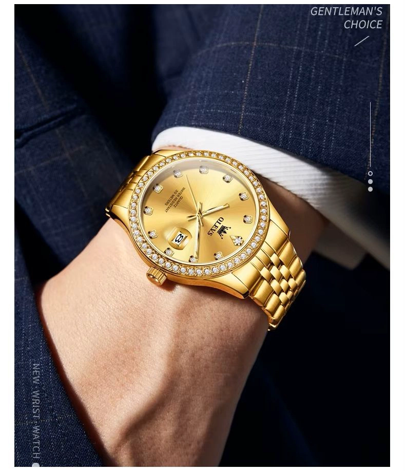 RELOJ DE LUJO PARA HOMBRE CON RESISTENCIA AL AGUA DE 30 METROS - 8