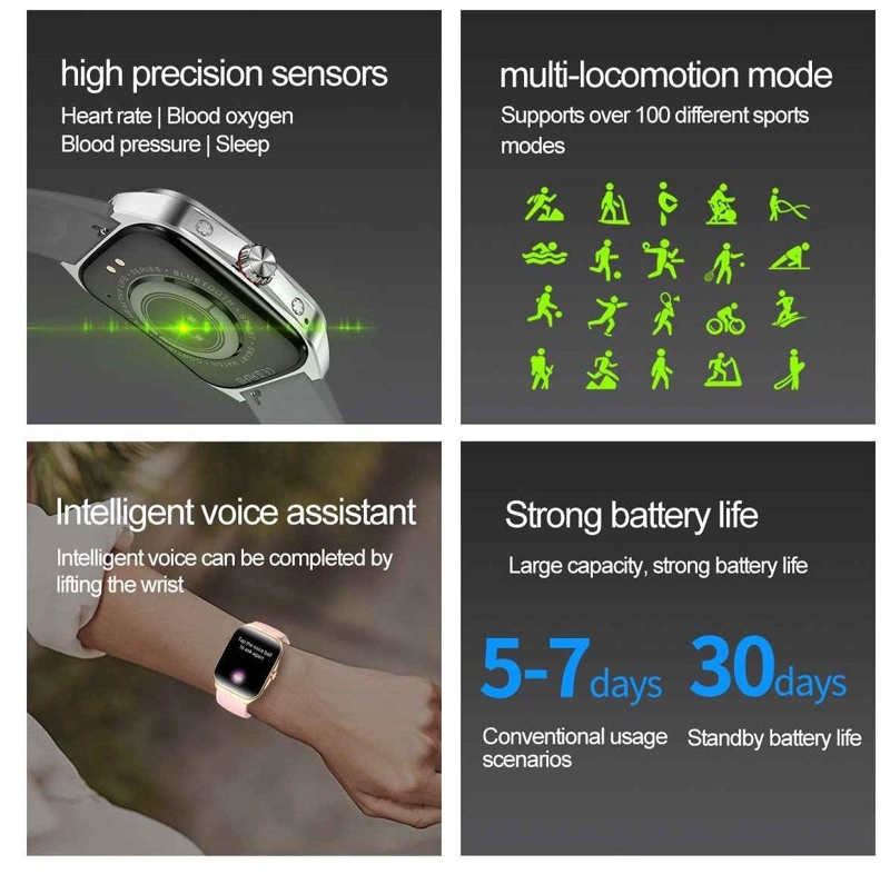 SMARTWATCH HK80 PANTALLA AMOLED 1.95 PULGADAS, IP68 SALUD DEPORTE MONITOREO AVANZADO IP68 - 5