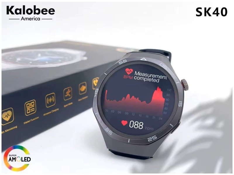 SMARTWATCH SK40 DEPORTIVO MULTIFUNCIONAL GPS COMPATIBLE 3 CORREAS SALUD COMPATIBLE IOS ANDROID - 7