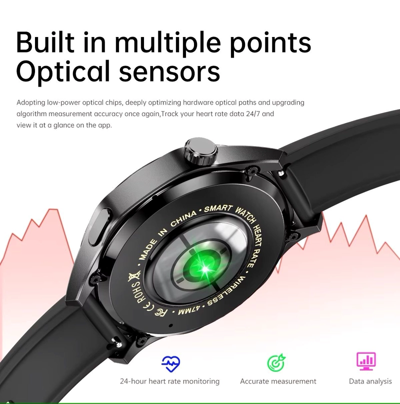 SMARTWATCH GT5 PRO DOBLE CORREA MONITOR DE SALUD 247 IP67 BLUETOOTH NOTIFICACIONES COMPATIBLE - 4