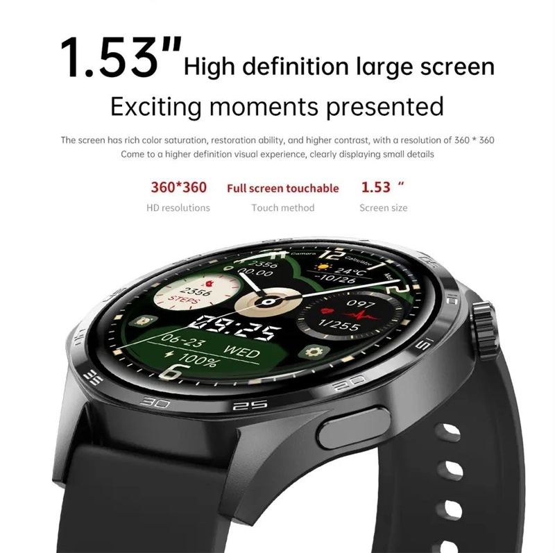 SMARTWATCH GT5 PRO DOBLE CORREA MONITOR DE SALUD 247 IP67 BLUETOOTH NOTIFICACIONES COMPATIBLE - 5