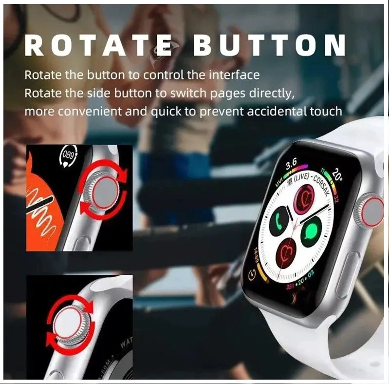 RELOJ INTELIGENTE SMARTWATCH BLUETOOTH T900 PRO 230MAH COMPATIBLE IOS Y ANDROID IP67 - 7