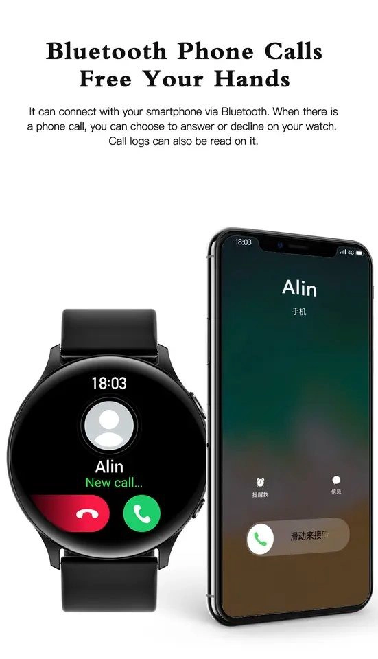RELOJ INTELIGENTE SMARTWATCH BLUETOOTH MX15 SPORTS FITNESS SALUD MEDICIONES NOTIFICACIONES - 7