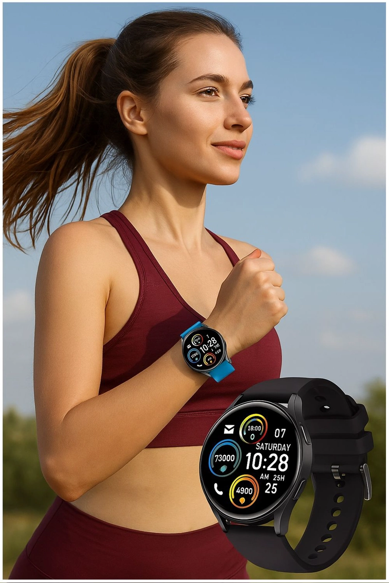SMARTWATCH S37 PANTALLA HD LLAMADAS BLUETOOTH CONTROL DE MUSICA MONITOREO DE SALUD IP68 - 2