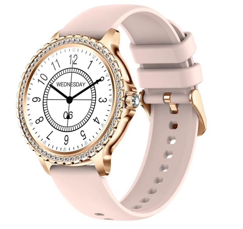 SMARTWATCH ELEGANTE I58 PARA MUJER LLAMADAS BLUETOOTH MONITOR DE SALUD IP67 CORREA DE ACERO MILANESA - 7