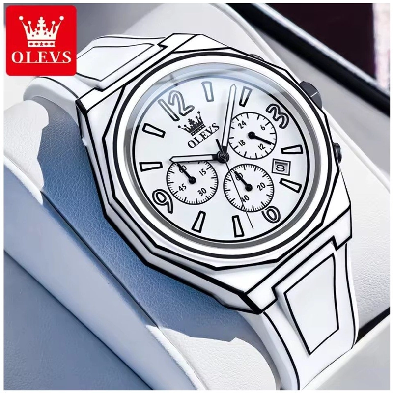 RELOJ MULTIFUNCIONAL ESTILO MANGA CUARZO IMPERMEABLE Y LUMINOSO - 1