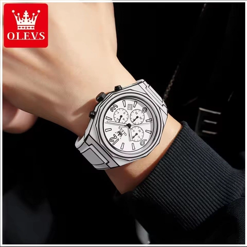 RELOJ MULTIFUNCIONAL ESTILO MANGA CUARZO IMPERMEABLE Y LUMINOSO - 2