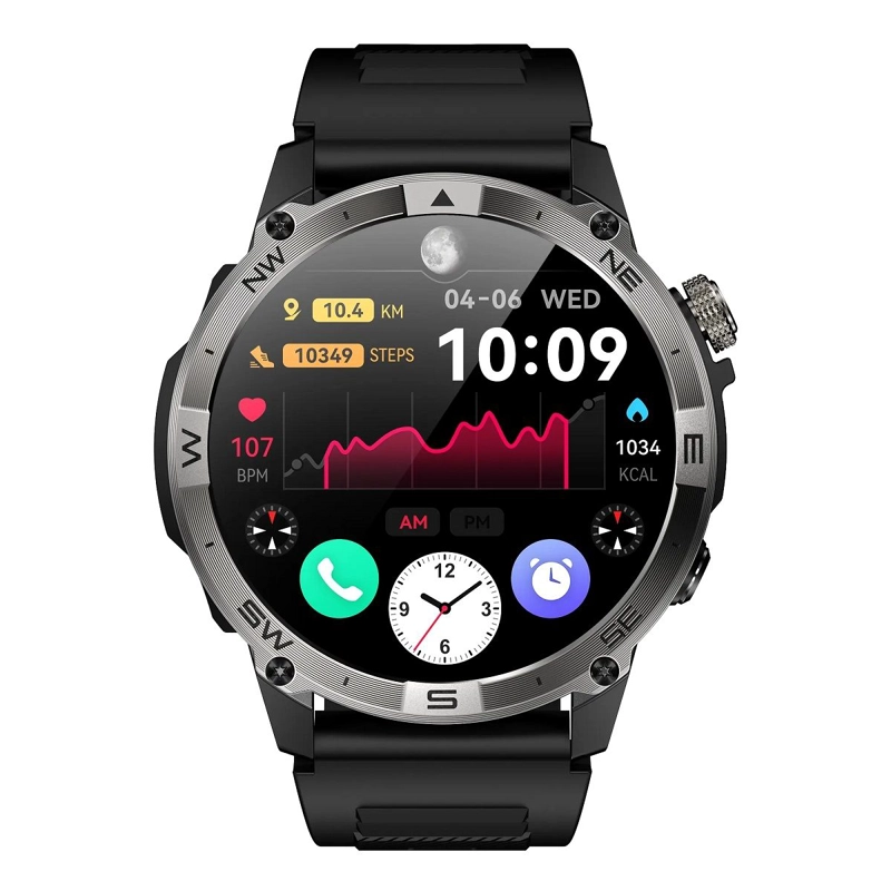 RELOJ INTELIGENTE DEPORTIVO HK08 GPS PANTALLA AMOLED DE 1.43 PULGADAS COMPATIBLE IOS ANDROID - 2