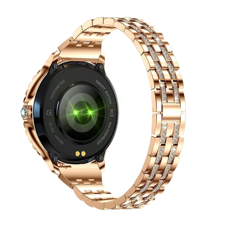 SMARTWATCH ELEGANTE PARA MUJER LLAMADAS BLUETOOTH MONITOR DE SALUD, MULTIDEPORTE CORREA METALICA - 3
