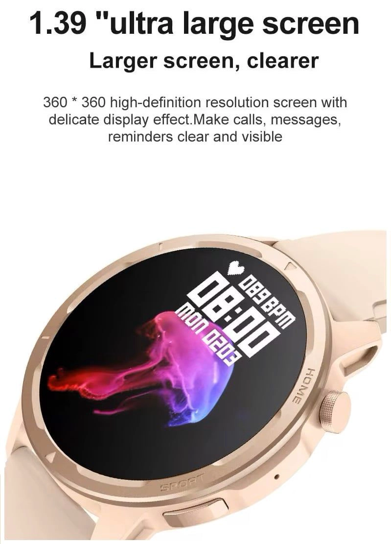 SMARTWATCH DE LUJO S52M 360X360 IP68 230MAH COMPATIBLE IOS ANDROID NOTIFICACIONES IP67 - 6