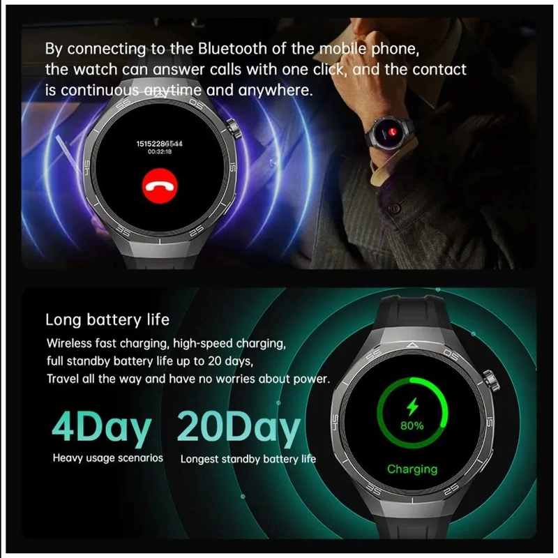SMARTWATCH RELOJ INTELIGENTE SK40 DEPORTIVO COMPATIBLE 3 CORREAS IP67 COMPATIBLE IOS ANDROID - 5