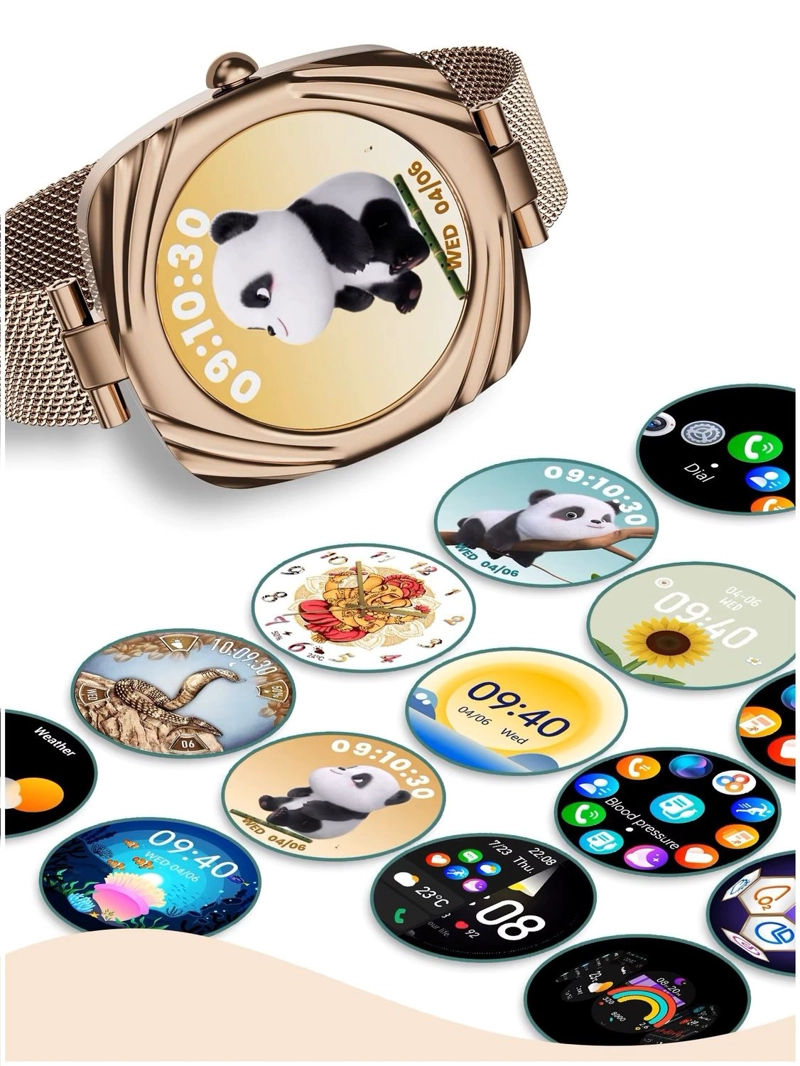 SMARTWATCH RELOJ INTELIGENTE ELEGANTE AW5 AMOLED 220MAH IP68 SALUD Y DEPORTE NOTIFICACIONES - 3