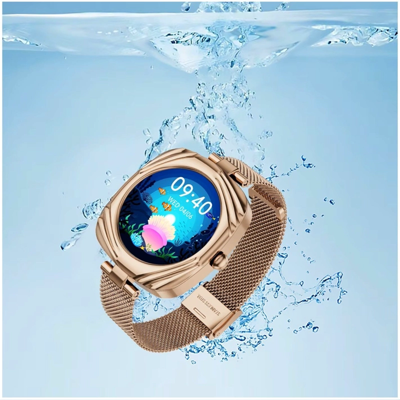 SMARTWATCH RELOJ INTELIGENTE ELEGANTE AW5 AMOLED 220MAH IP68 SALUD Y DEPORTE NOTIFICACIONES - 6