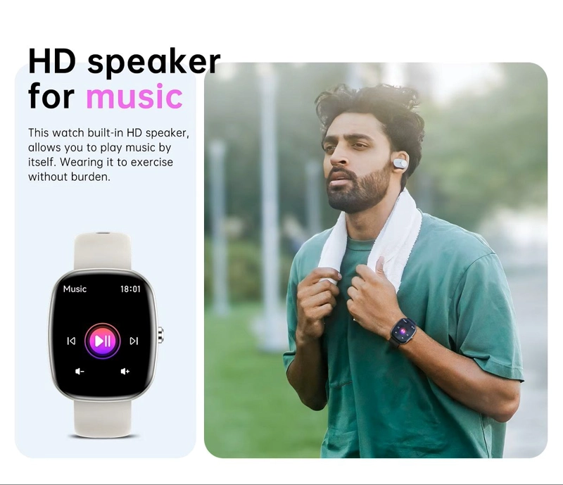 RELOJ INTELIGENTE T69 LLAMADAS BLUETOOTH PANTALLA TACTIL 183” MONITOREO DE SALUD Y MODO DEPORTIVO - 7