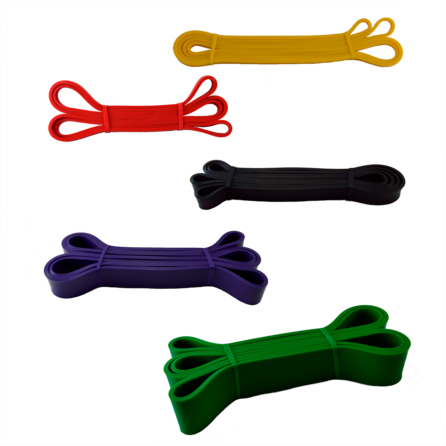 PACK COMEG 5 BANDAS ELASTICAS PULL UP CROSSIT CALISTENIA - 1
