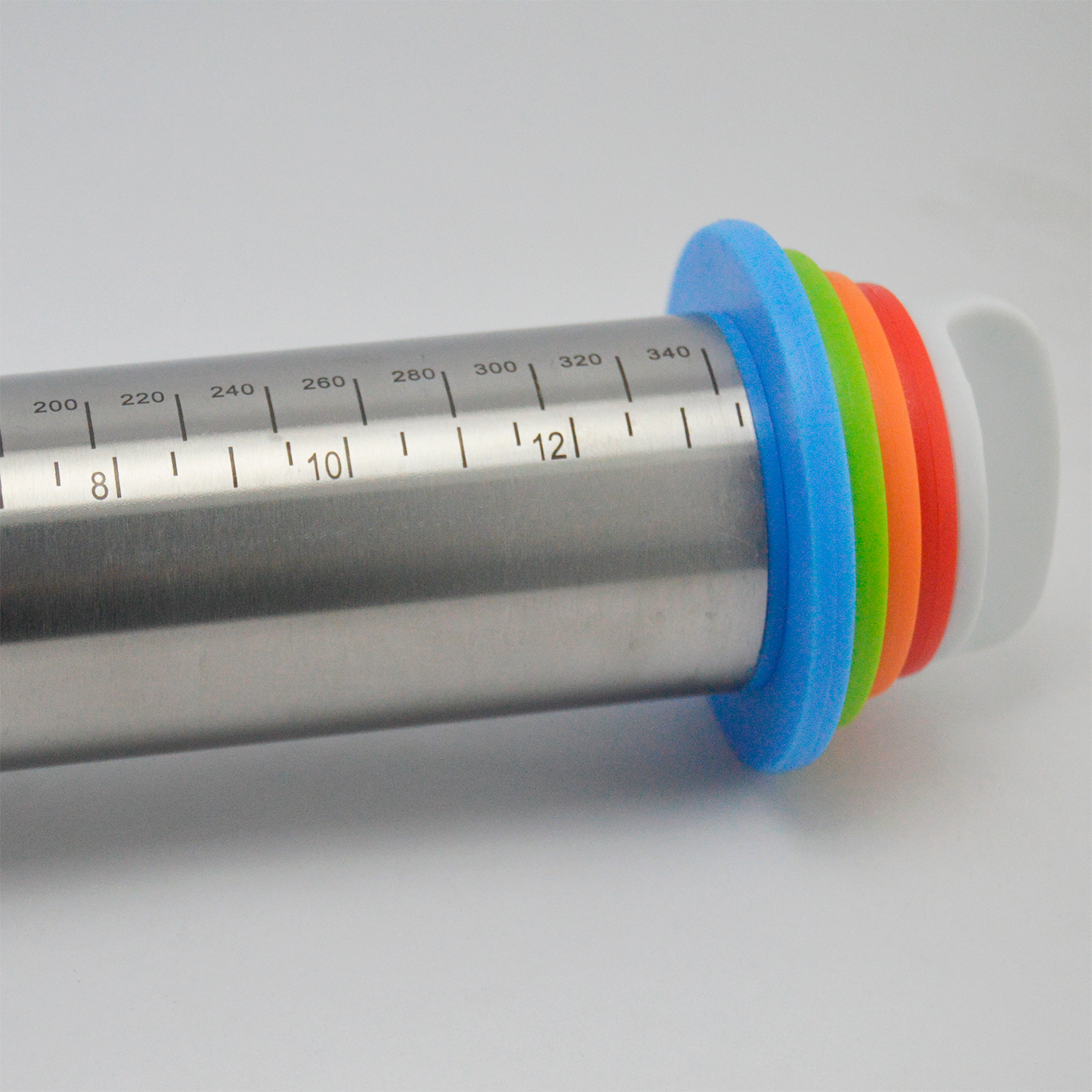 USLERO REGULABLE ACERO INOXIDABLE 35CM + LAMINA SILICONA - 2