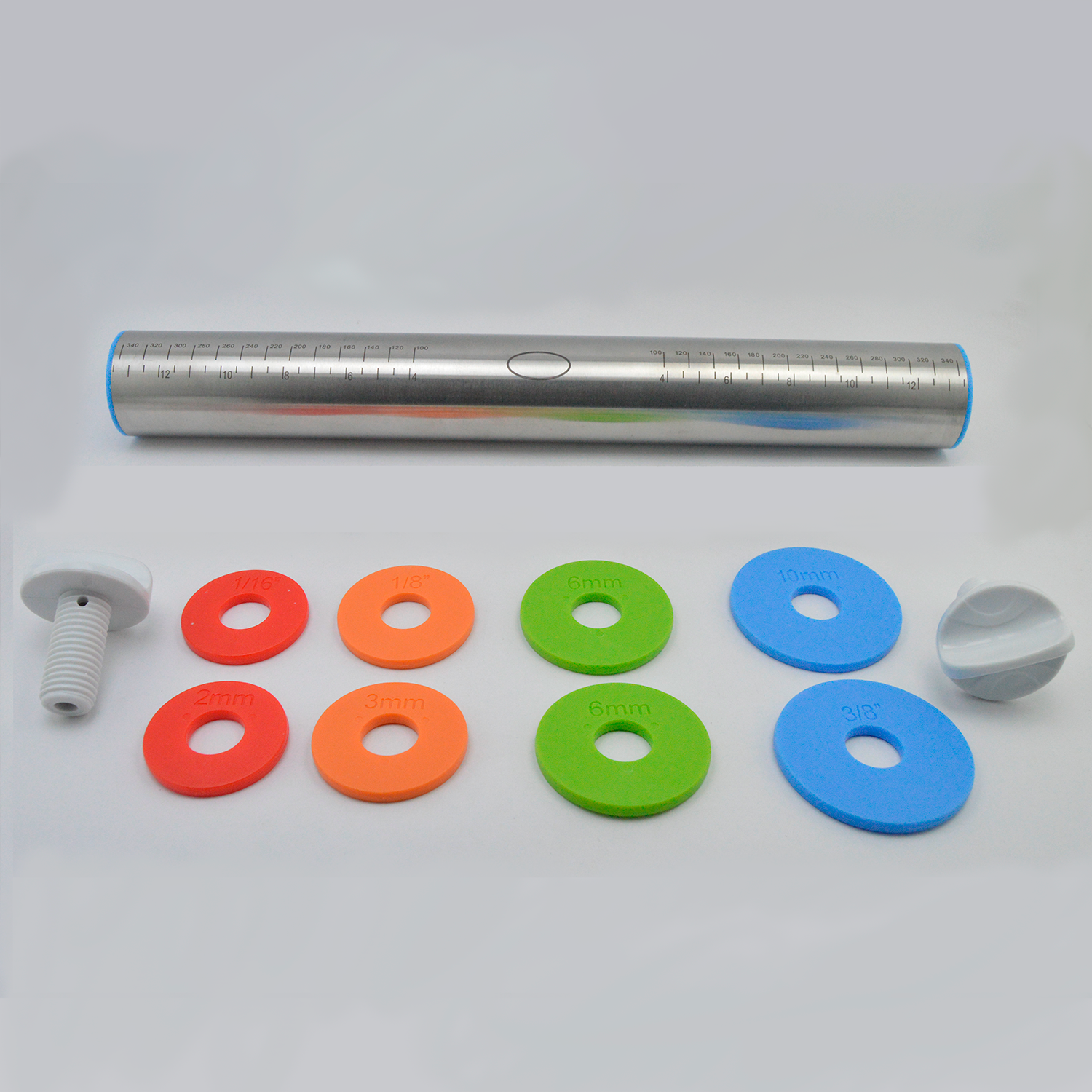 USLERO REGULABLE ACERO INOXIDABLE 35CM + LAMINA SILICONA - 4