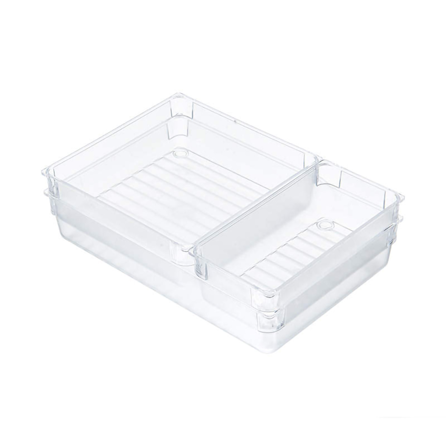SET ORGANIZADORES CAJÓN ESCRITORIO APILABLES MAQUILLAJE - 2