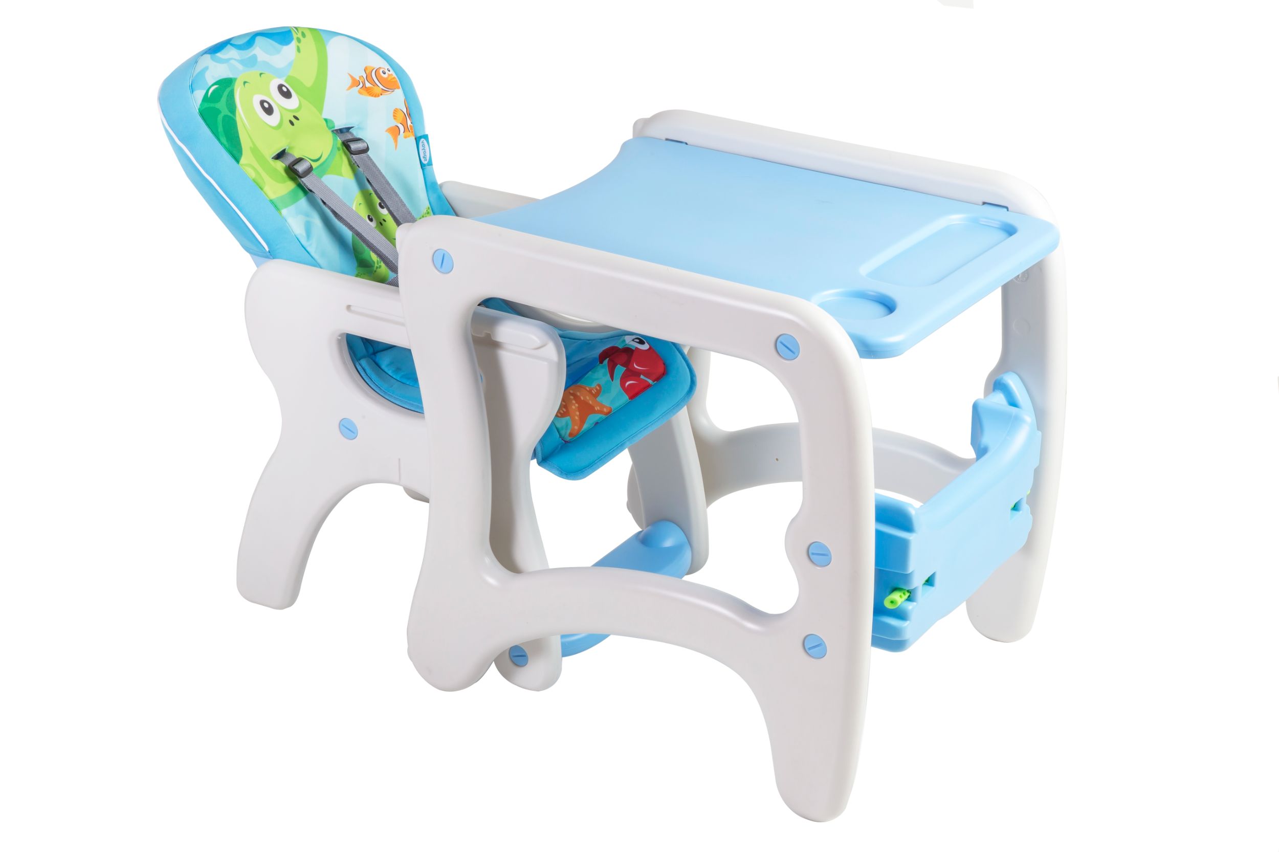 SILLA DE COMER 3 EN 1 ESCRITORIO VOYAGE BLUE - 3