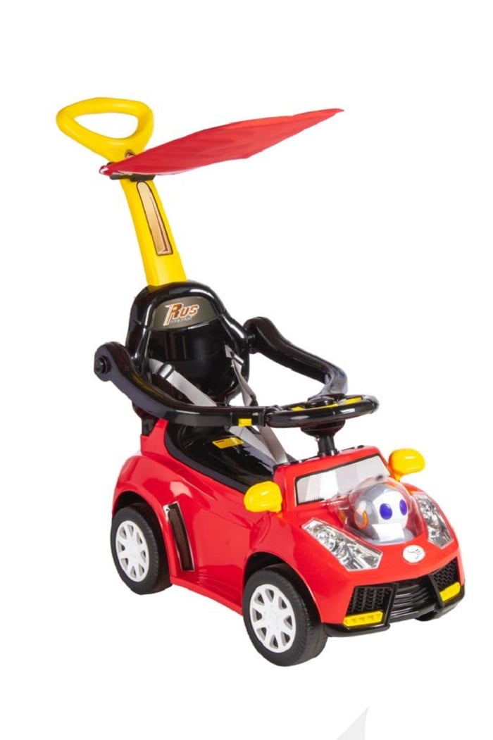 CORREPASILLO VOYAGE AUTO CON GUIADOR RUEDA EVA RED BLACK LATIENDADELBEBE ROJO - 1