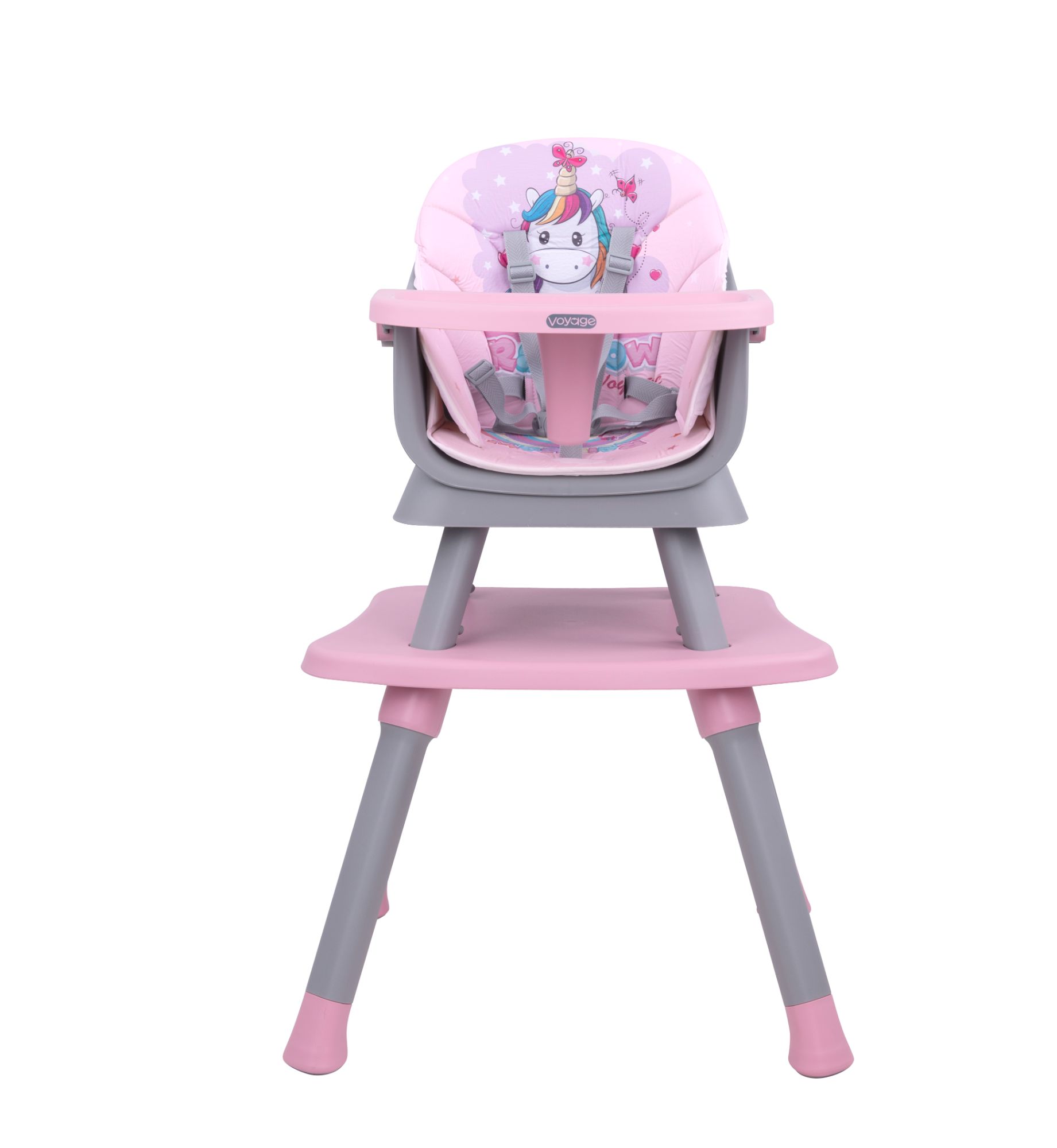 Silla de Comer Multifuncional 6 en 1 Pink - 3