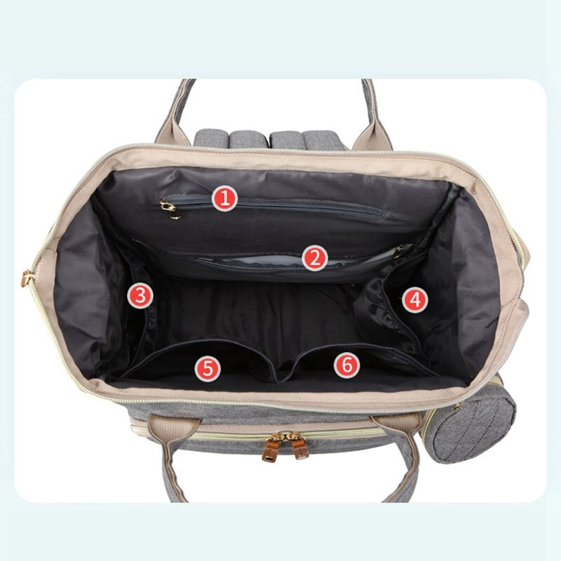 MOCHILA VOYAGE PAÑALERA MATERNAL 3 EN 1 AZUL - 3