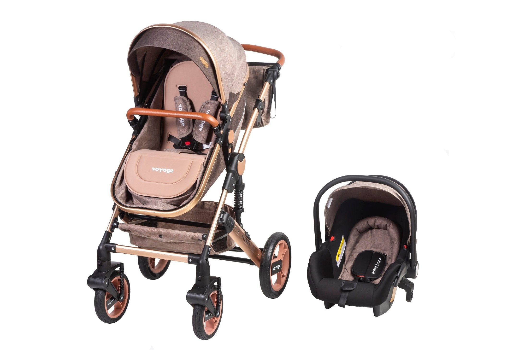 COCHE VOYAGE ALEMAR CON SILLA AUTO COFE CAFÉ - 1